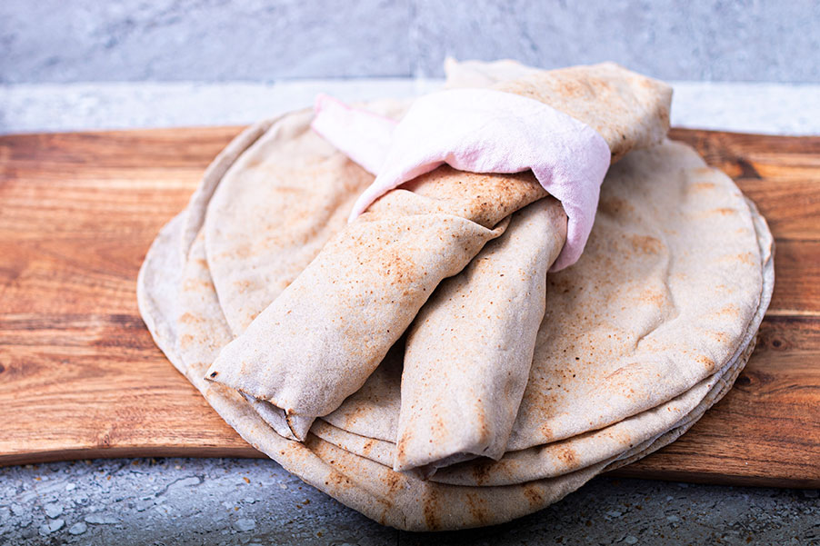 Lebanese bread wholemeal Falcones Bakery Baked fresh daily since 1953